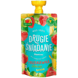 DAWTONA MUS DRUGIE ŚNIADANIE JABŁKO-BANAN-TRUSKAWKA 100G