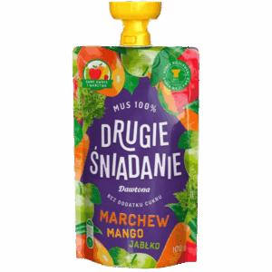 DAWTONA MUS DRUGIE ŚNIADANIE JABŁKO-MANGO-MARCHEW 100G