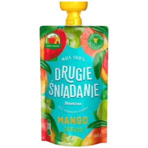 Dawtona Drugie Śniadanie Mus 100% Jabłko Mango 100 g