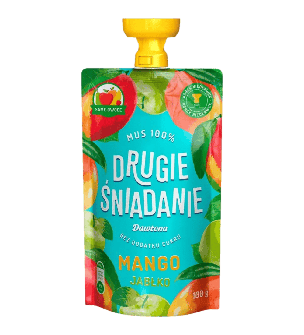 DAWTONA MUS DRUGIE ŚNIADANIE JABŁKO-MANGO 100G