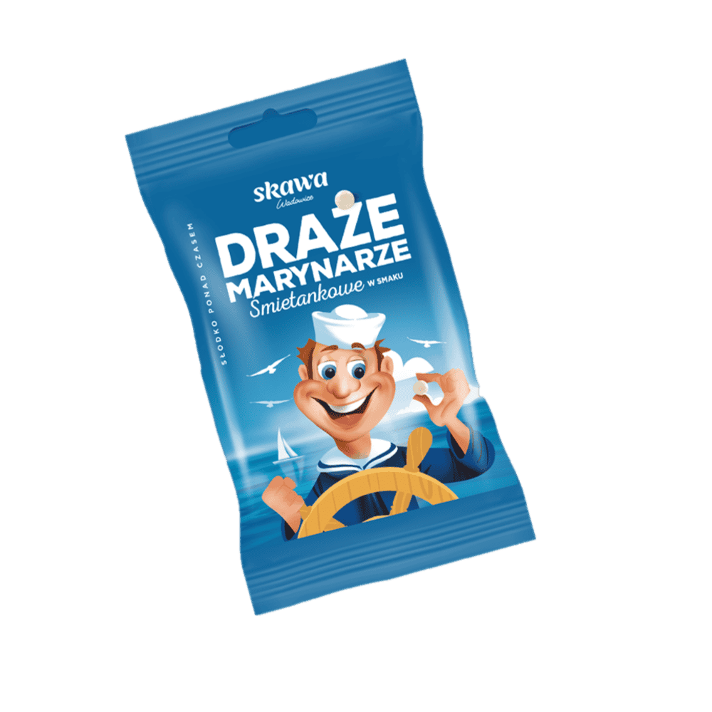Skawa Draże Marynarze Śmietankowe 70 g