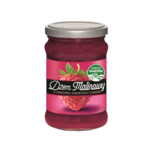DŻEM GREEN GARDEN MALINOWY NISKOSŁODZONY 280G