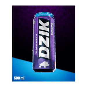 DZIK ENERGY DRINK 500ML GRAPE
