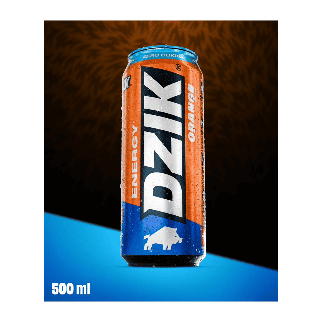 DZIK ENERGY DRINK 500ML ORANGE