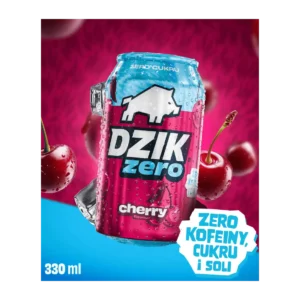 WK DZIK Zero Cherry Napój Gazowany 330 ml