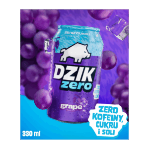 DZIK NAPÓJ 330ML GRAPE BEZ CUKRU I KOFEINY