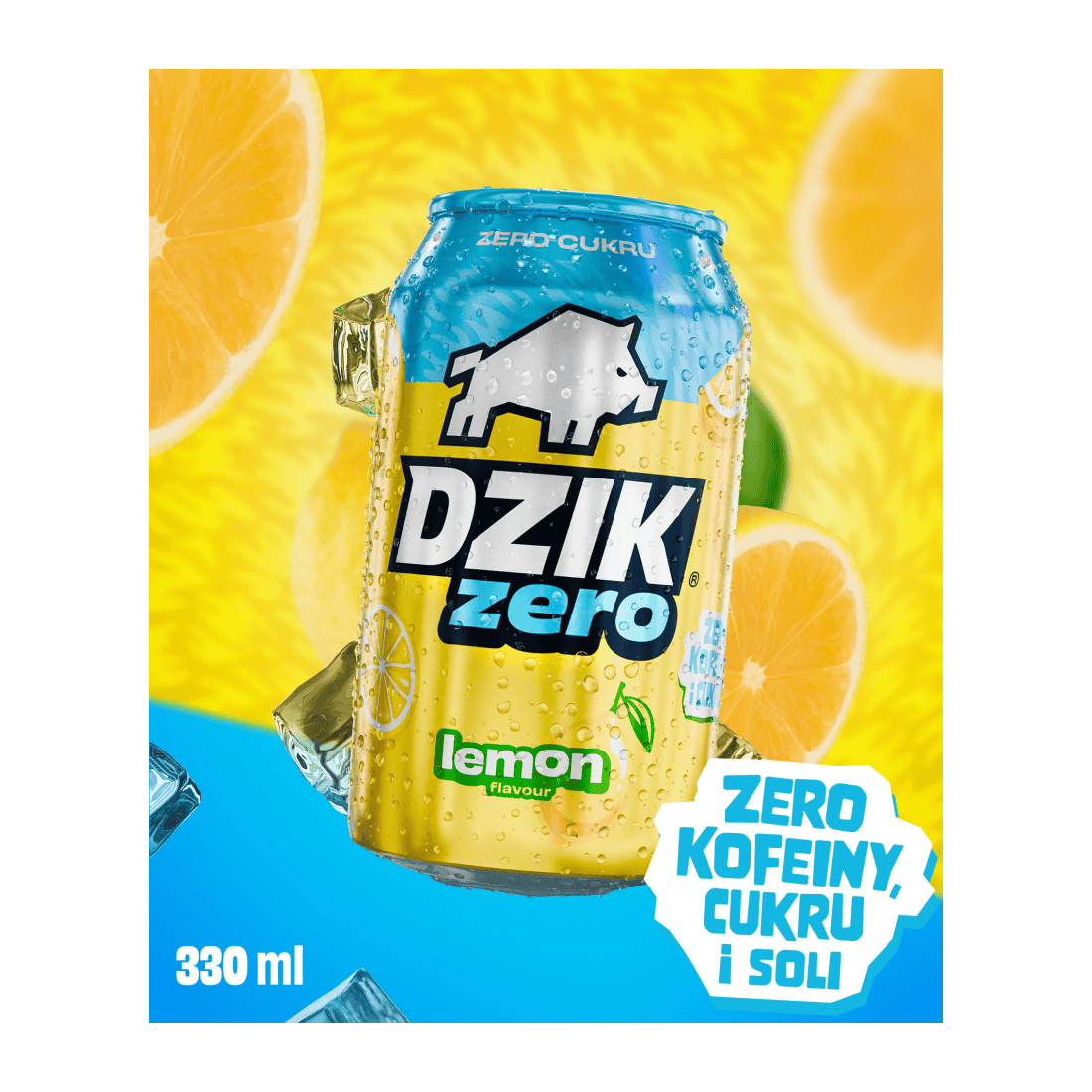 dzik zero lemon DZIK NAPÓJ 330ML LEMON BEZ CUKRU I KOFEINY
