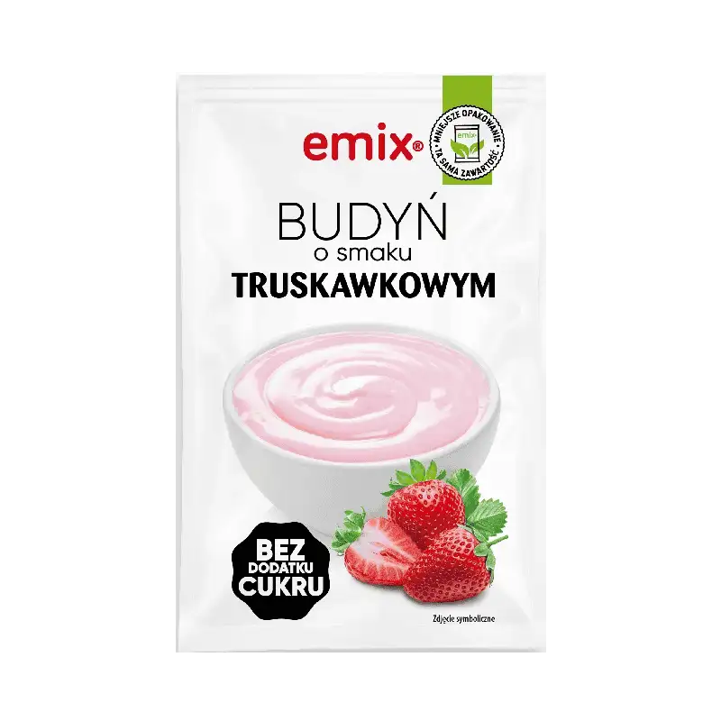 Emix Budyń o Smaku Truskawkowym 40 g