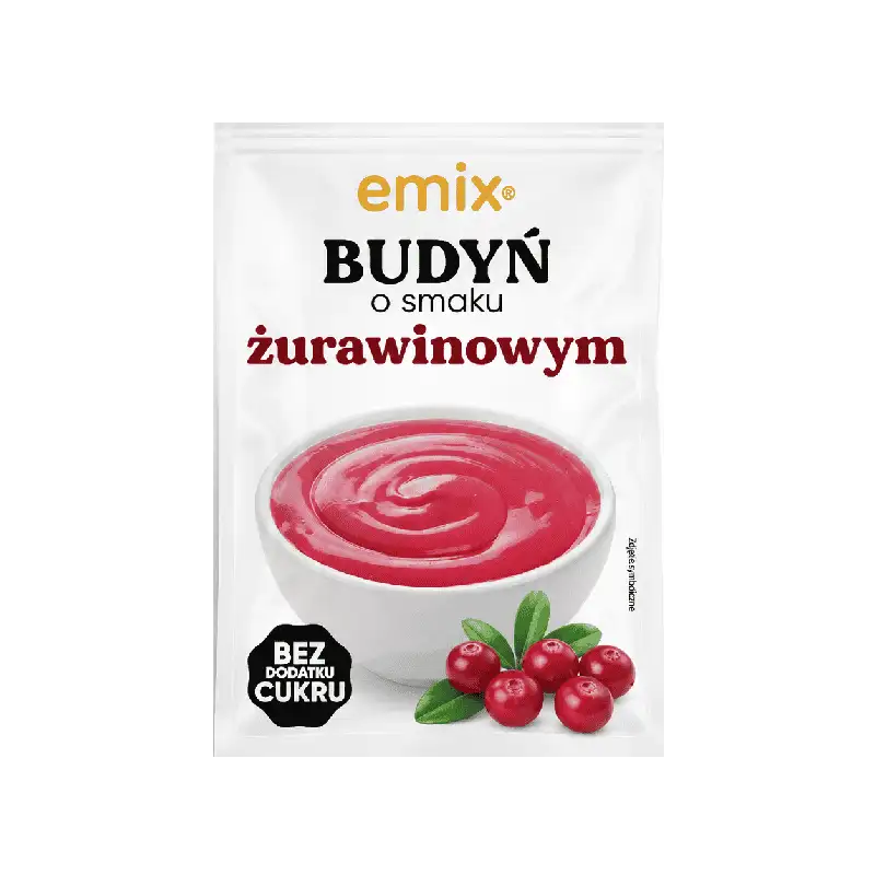 Emix Budyń o Smaku Żurawinowym 40 g