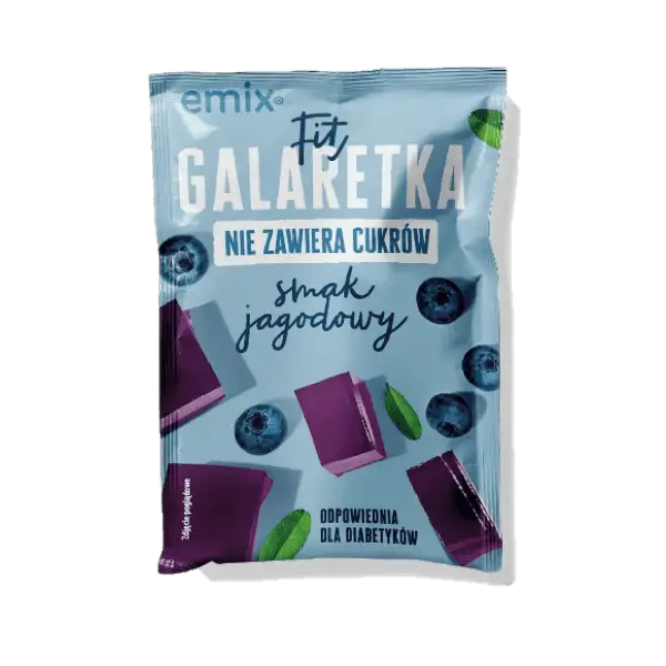 Emix FIT Galaretka Bez Cukru o Smaku Jagodowym 25 g