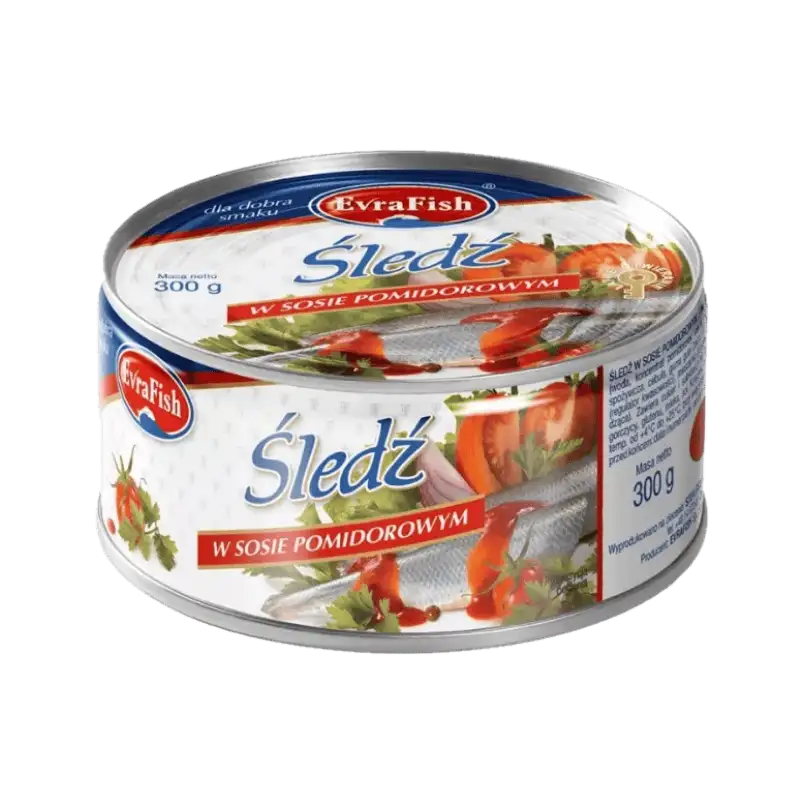 EvraFish Śledź w Sosie Pomidorowym 330 g