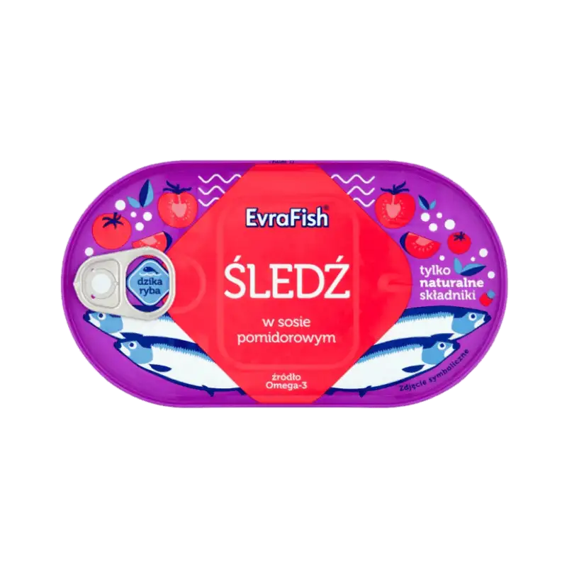 EvraFish Śledź w Sosie Pomidorowym 170 g