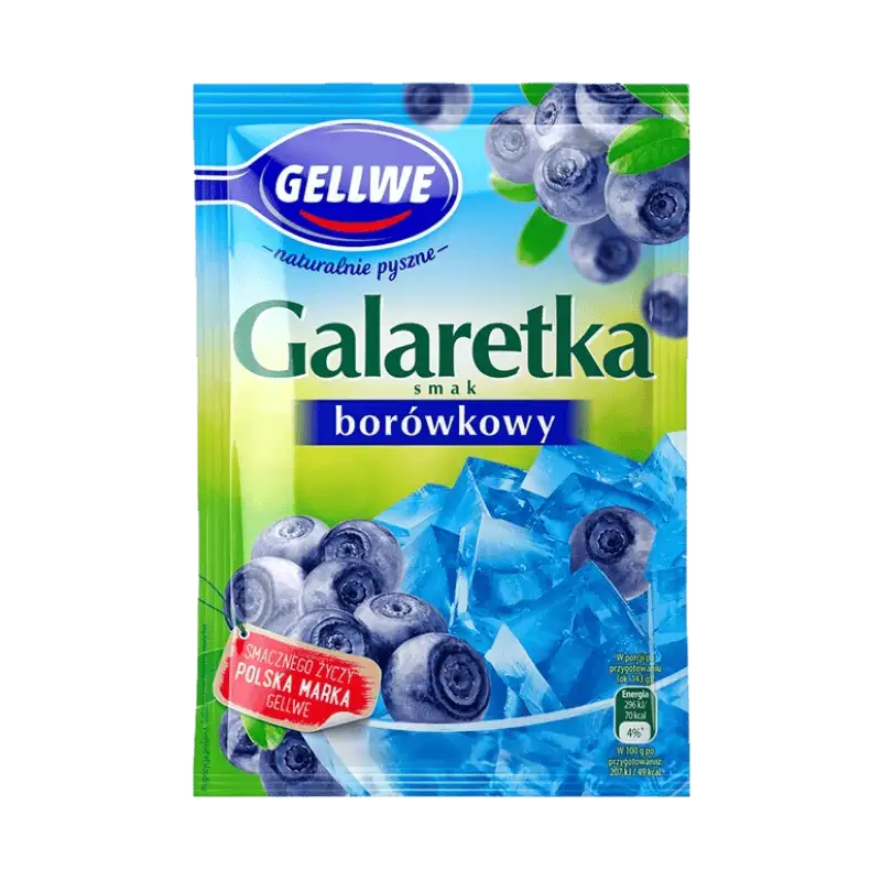 Gellwe Galaretka Borówkowa 72 g