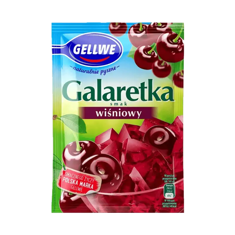 Gellwe Galaretka Wiśniowa 72 g