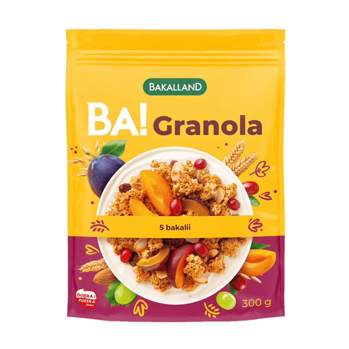 GRANOLA BA! 5 BAKALII 300G BAKALLAND