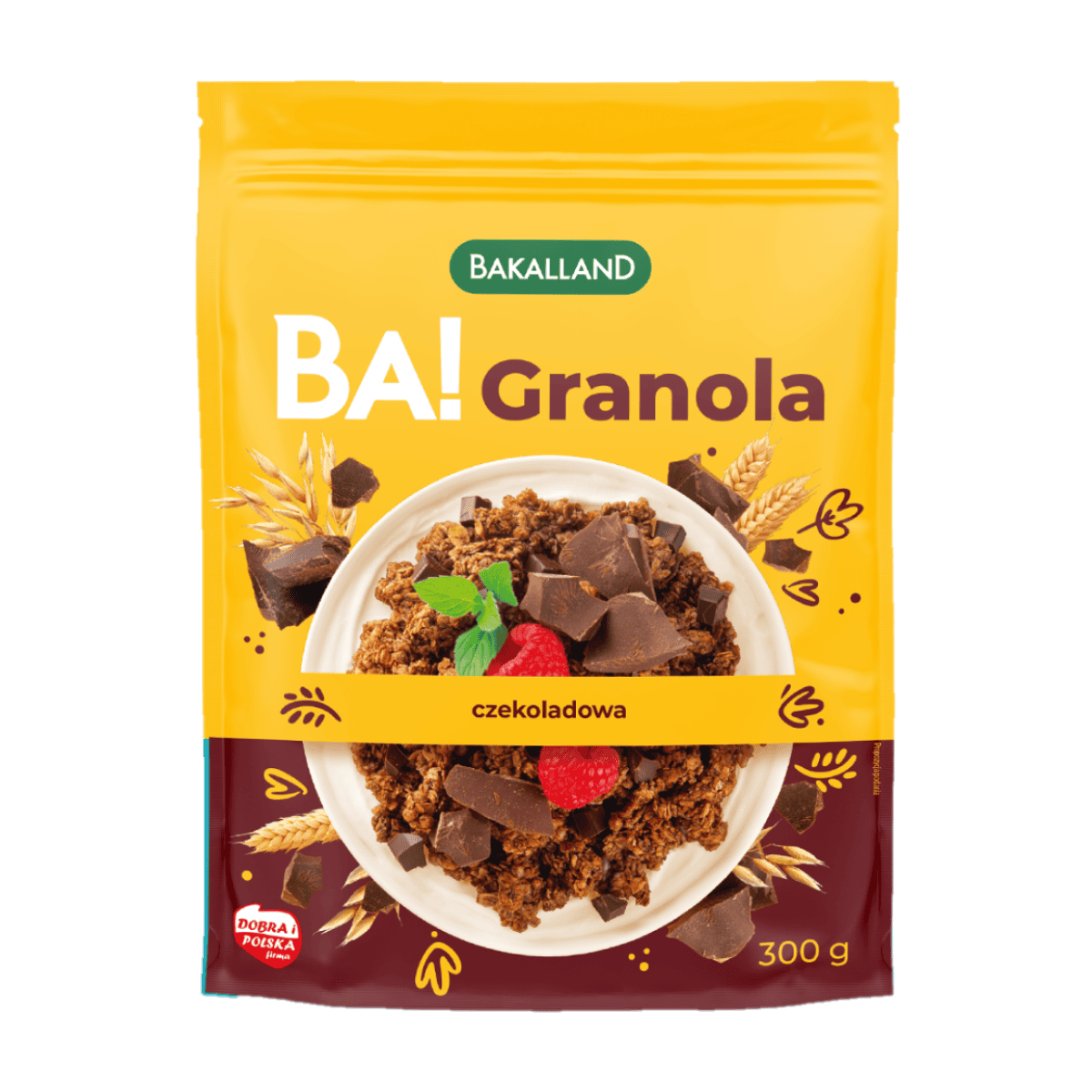 granola czekoladowa GRANOLA BA! CZEKOLADOWA 300G BAKALLAND