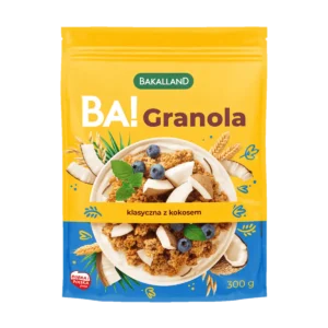 Bakalland BA! Granola Klasyczna z Kokosem 300 g