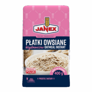JANEX PŁATKI OWSIANE BŁYSKAWICZNE 400G