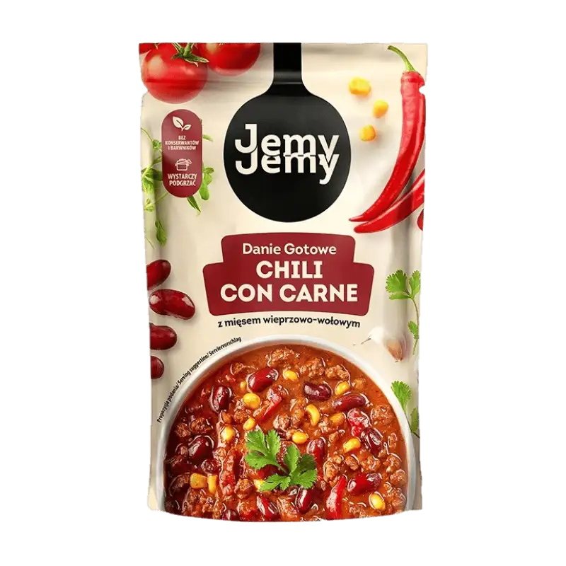 jemy jemy chilli JemyJemy Chili con Carne z Mięsem Wieprzowo-Wołowym 360 g