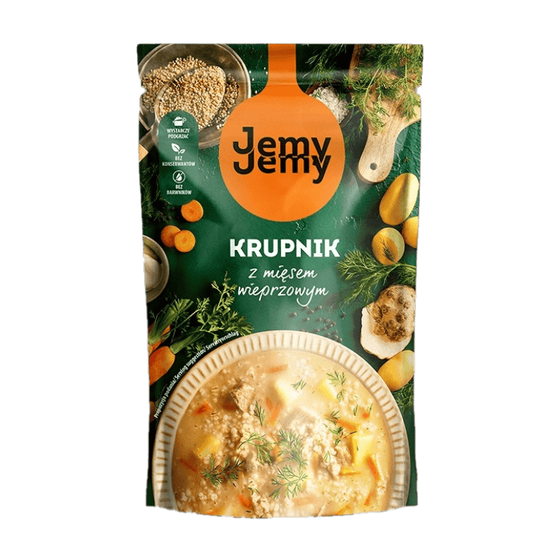 JEMY JEMY KRUPNIK Z MIĘSEM WIEPRZOWYM 450G