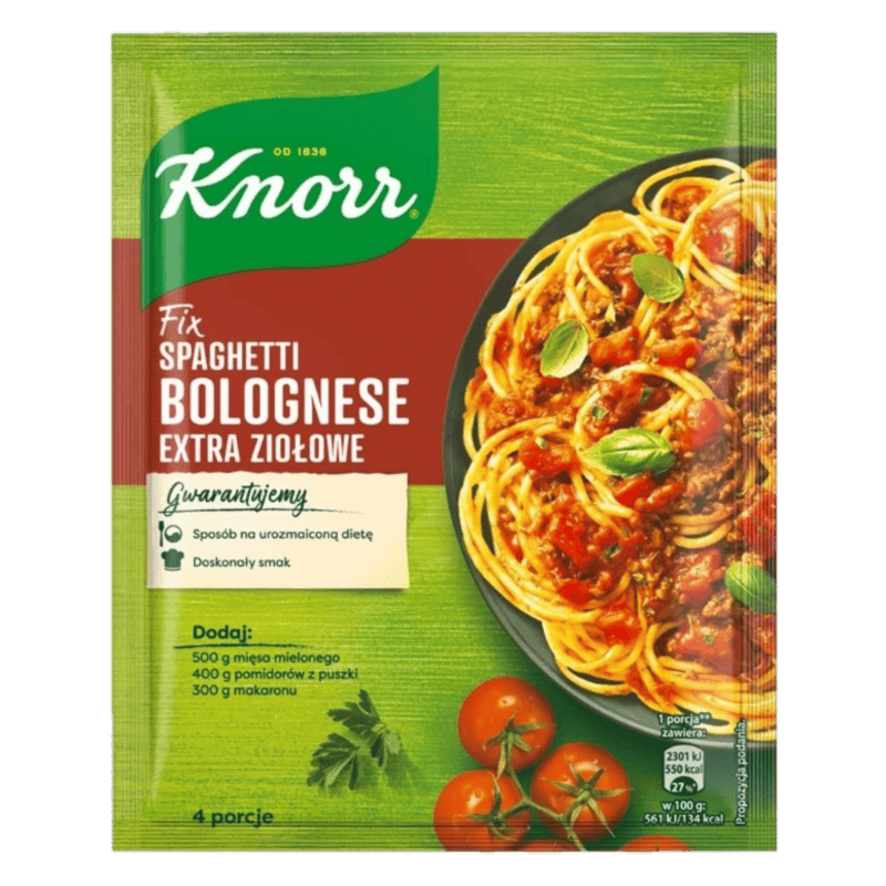 Knorr Fix Spaghetti Bolognese Extra Ziołowe 42 g
