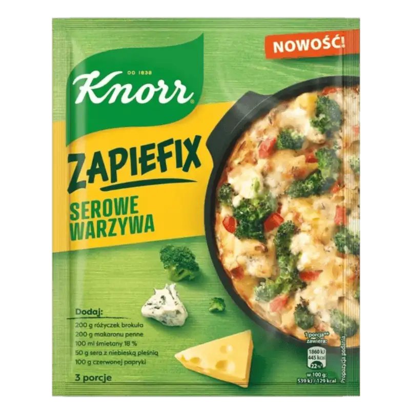 Knorr ZapieFIX Serowe Warzywa 40 g