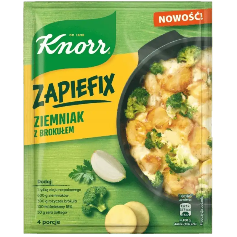 Knorr ZapieFIX Ziemniaki z Brokułem 33 g