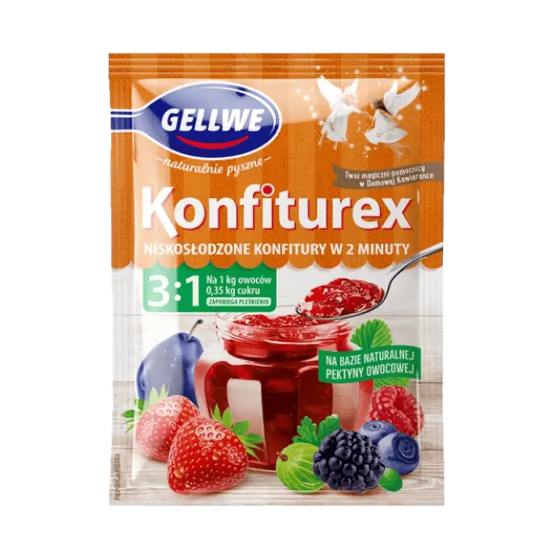 Gellwe Konfiturex 3:1 Mieszanka Żelująca do Przetworów 30 g