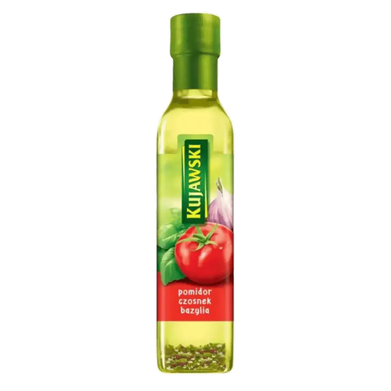 Kujawski Olej z Pierwszego Tłoczenia z Pomidorem i Czosnkiem 250 ml