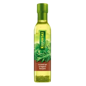 Kujawski Olej z Pierwszego Tłoczenia z Rozmarynem, Oregano i Bazylią 250 ml