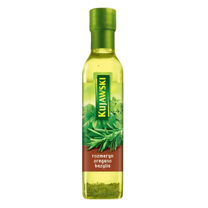 Kujawski Olej z Pierwszego Tłoczenia z Rozmarynem, Oregano i Bazylią 250 ml