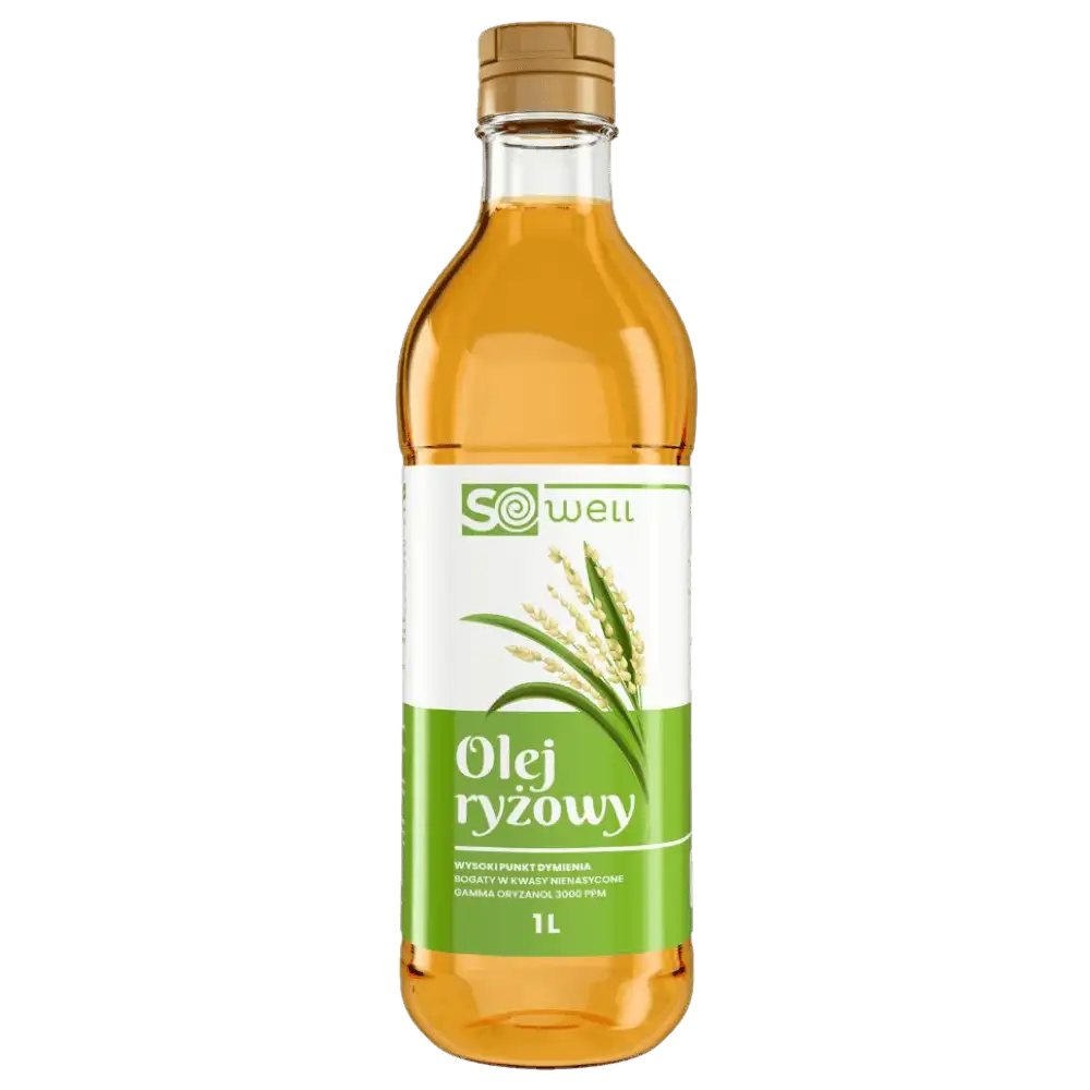 SoWell Olej Ryżowy Rafinowany 1 l