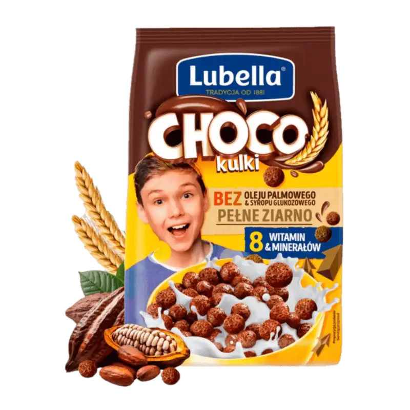 Lubella Mlekołaki Choco Kulki 250 g