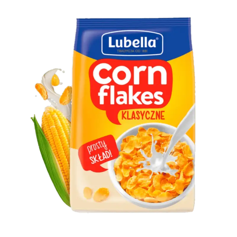 Lubella Corn Flakes Płatki Kukurydziane Klasyczne 250 g