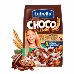 LUBELLA PŁATKI CHOCO MUSZELKI 250G