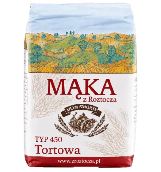maka z roztocza tortowa Młyn Smoryń z Roztocza Mąka Pszenna Tortowa Typ 450 1 kg