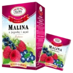 Malwa Sunny Garden Herbatka Owocowa Malina z Jagodą i Acai 40 g (20 × 2 g)