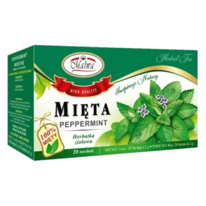 Malwa Herbatka Ziołowa Mięta 40 g (20 × 2 g)
