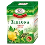 Malwa Herbata Zielona Liściasta z Owocem Pigwy 100 g