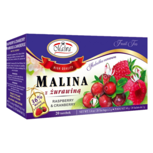 HERBATA MALWA MALINA Z ŻURAWINĄ 20 TOREBEK
