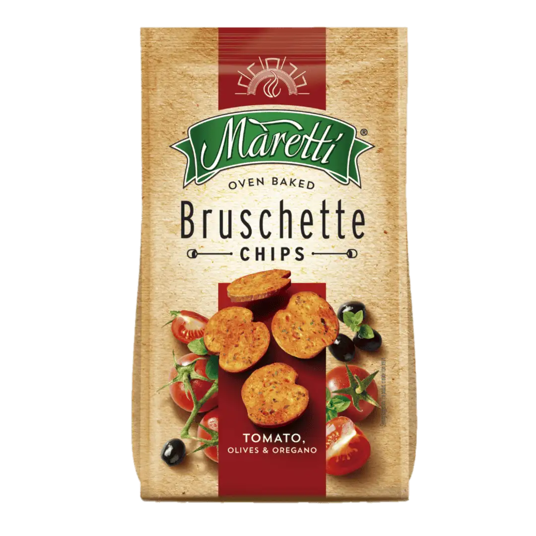 mareti pomidor Maretti Bruschette o Smaku Pomidorów, Oliwek i Oregano 70 g