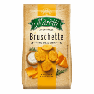 BRUSCHETTE MARETTI CHEDDAR ŚMIETANA 70G ITALMEX