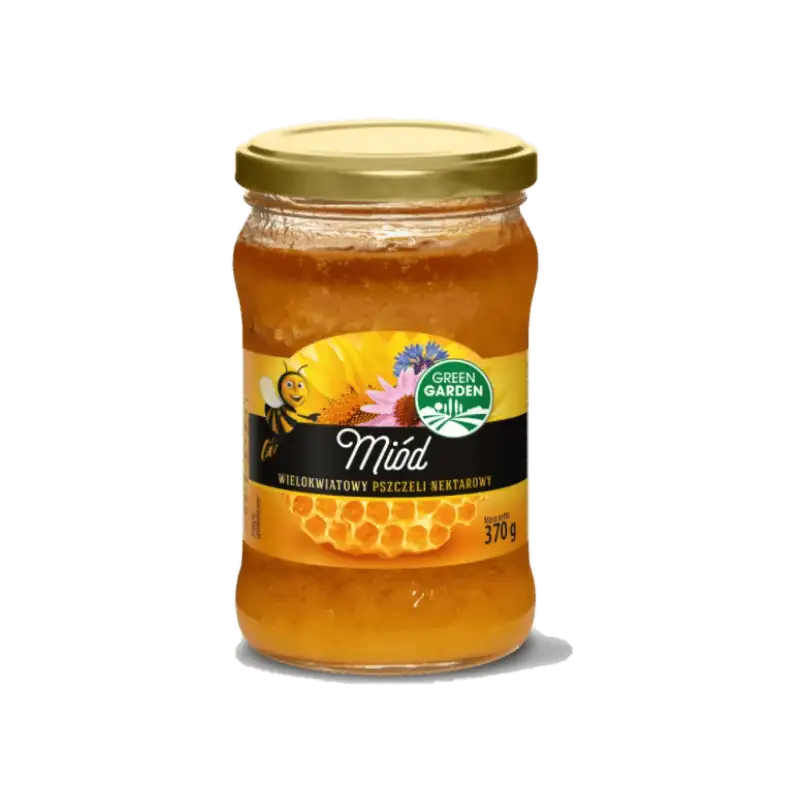 Green Garden Miód Wielokwiatowy 370 g