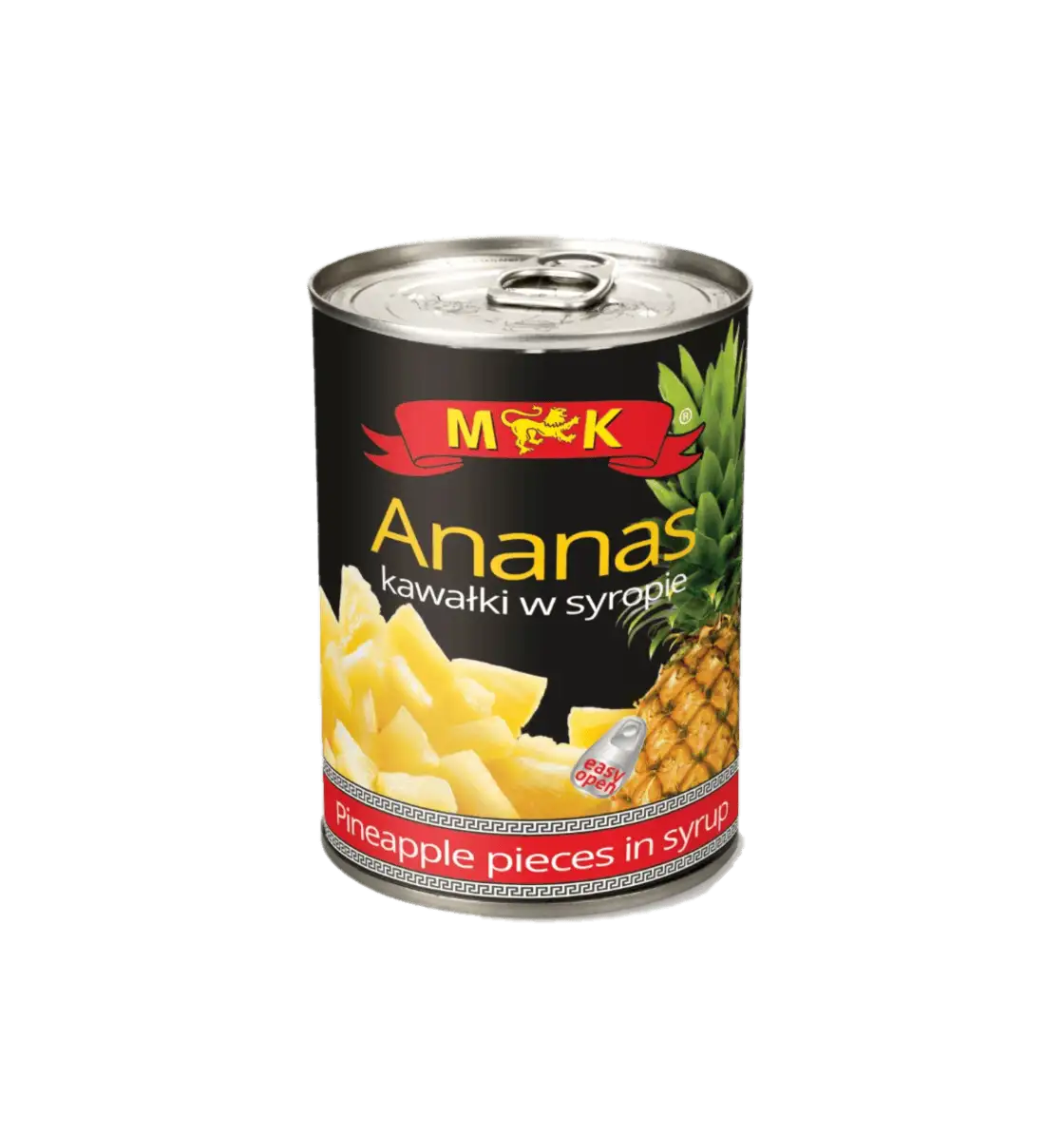mk ananas w syropie kawalki MK Ananas Kawałki w Lekkim Syropie 565 g