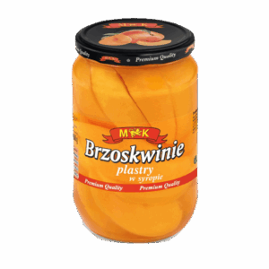 BRZOSKWINIE PLASTRY SŁOIK 680G MK