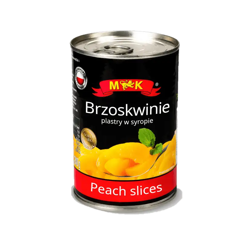 MK Brzoskwinie Plastry w Lekkim Syropie 420 g