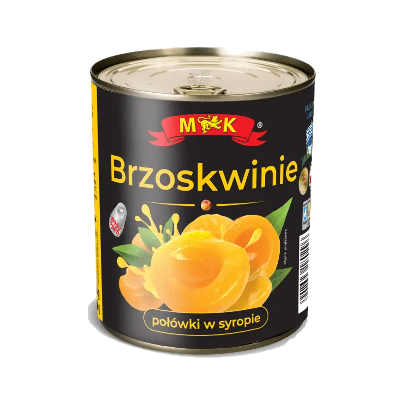 MK Brzoskwinie Połówki w Lekkim Syropie 820 g