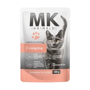 MK Animals Karma dla kota z cielęciną 100 g