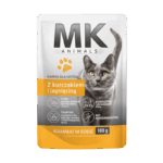 MK Animals Karma dla kota z kurczakiem i jagnięciną 100 g
