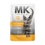 MK Animals Karma dla kota z kurczakiem i jagnięciną 100 g